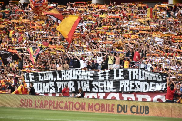 banderoles supporters lens brest 250824