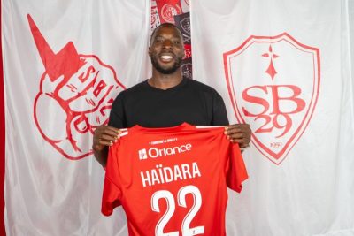 Le Stade Brestois annonce l’arrivée de Massadio Haïdara