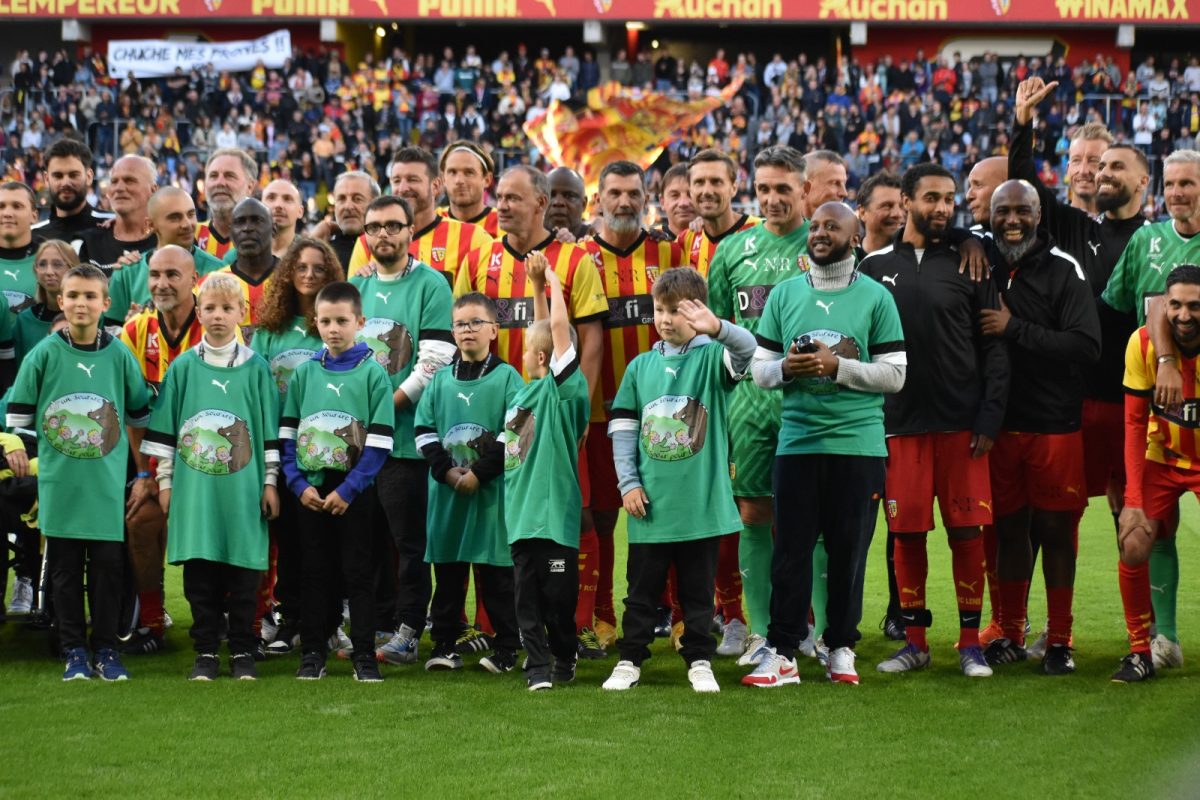 match des légendes rc lens 2024 groupe