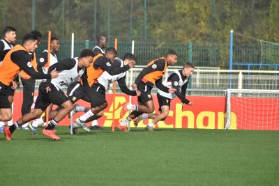 L’entraînement du jour en images avant PSG-RC Lens