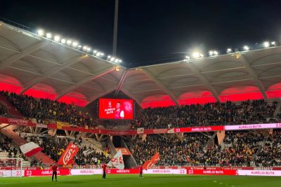 Les « Ch’ti loups » du RC Lens étaient bien présents à Reims !